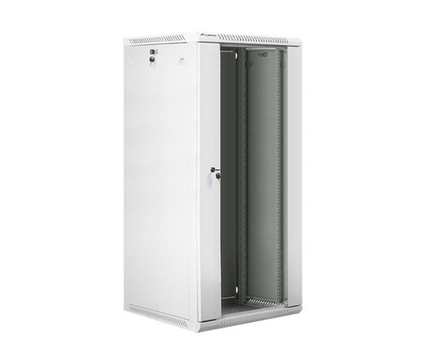 LANBERG Szafa instalacyjna wisząca 19'' 27U 600X600mm szara (drzwi szklane) WF01-6627-10S - 455406 - zdjęcie 3